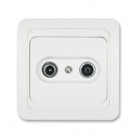 zásuvka TV+FM Modern priebežná SM-01-300